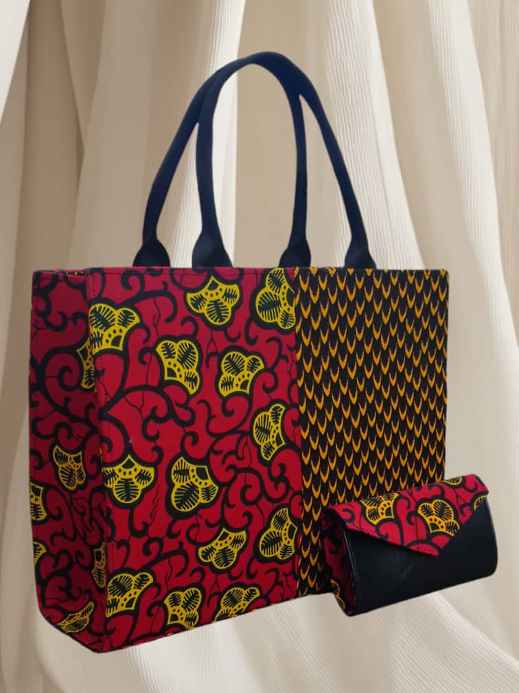 Mama Africa Tote bag and Wallet set